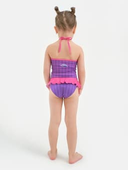 Купальник для девочки слитный KAFTAN «Пони», фиолетовый, размер 34 (122-128 см)