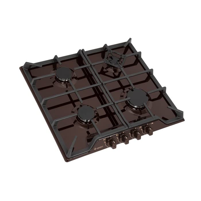 Варочная поверхность Gefest ПВГ 1212К7, газовая, 4 конфорки, коричневая