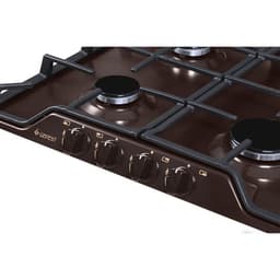 Варочная поверхность Gefest ПВГ 1212К7, газовая, 4 конфорки, коричневая
