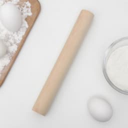 Скалка для теста Доляна, 24×3 см, дерево берёза