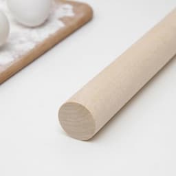 Скалка для теста Доляна, 24×3 см, дерево берёза