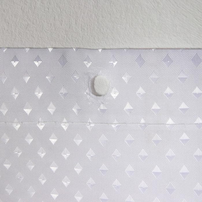 Штора для ванной Доляна «Орион», 180×180 см, белая