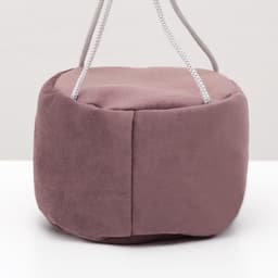 Подвесной дом для грызунов, 15×10 см, круглый, мебельная ткань, флис, цвет МИКС