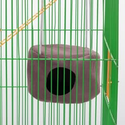 Подвесной дом для грызунов, 15×10 см, круглый, мебельная ткань, флис, цвет МИКС