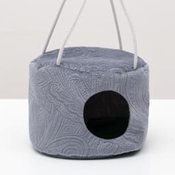Подвесной дом для грызунов, 15×10 см, круглый, мебельная ткань, флис, цвет МИКС