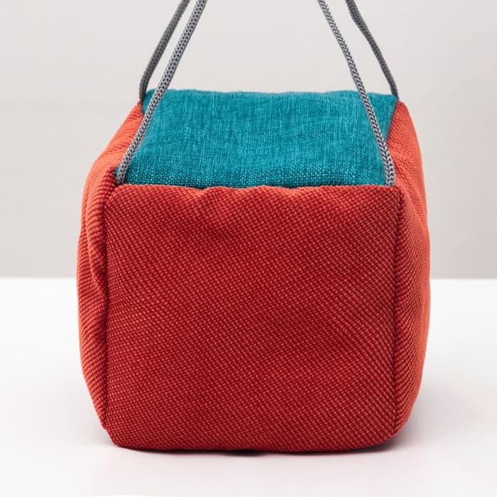 Подвесной дом для грызунов «Куб», 12×12×12 см, мебельная ткань, флис, цвет МИКС