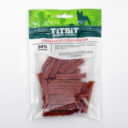 Говядина по-строгановски TiTBiT «Золотая коллекция» для собак, 80 г