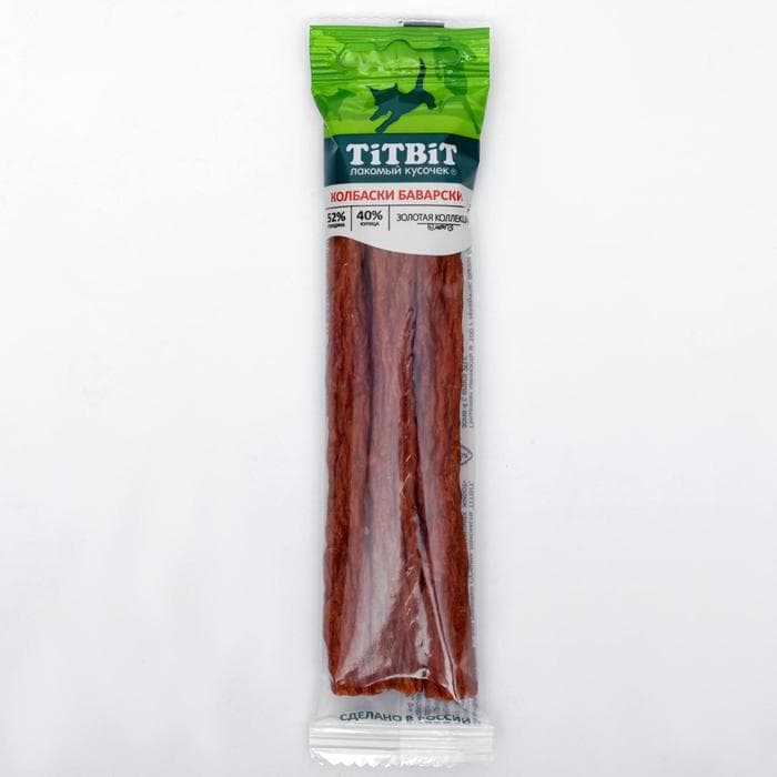 Колбаски баварские TitBit «Золотая коллекция» для собак, 35 г