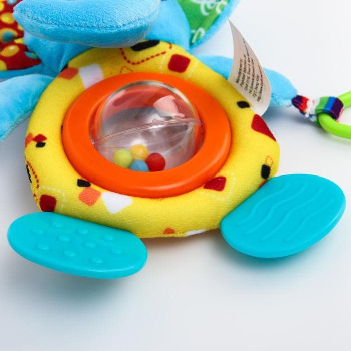 Подвеска - погремушка на кроватку/коляску Крошка Я, с прорезывателем, от 3 мес., МИКС