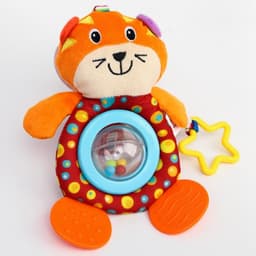 Подвеска - погремушка на кроватку/коляску Крошка Я, с прорезывателем, от 3 мес., МИКС