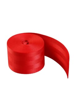 Нейлоновая лента для ремня безопасности 4.8 см × 3 м, красный