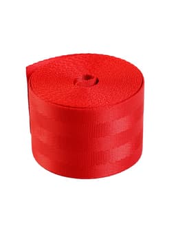 Нейлоновая лента для ремня безопасности 4.8 см × 3 м, красный