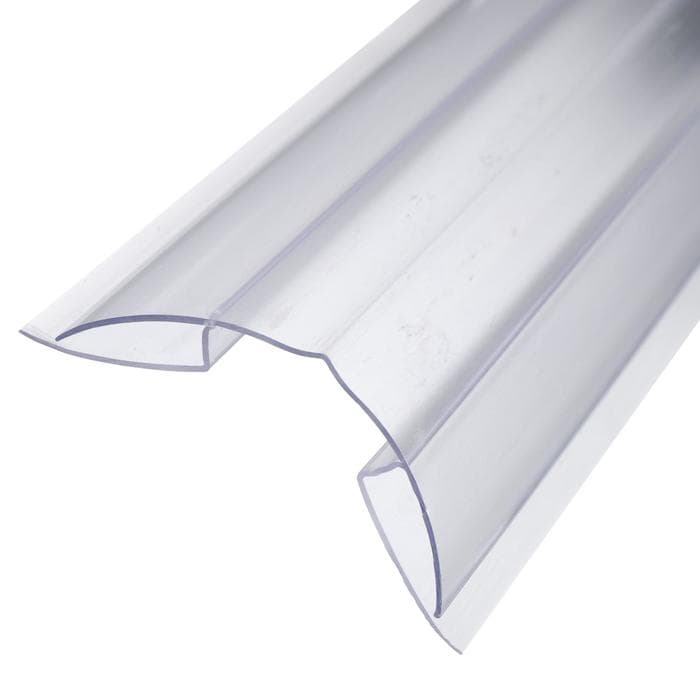 Профиль коньковый 120°, для поликарбоната толщина 4-6 мм, длина 6 м, прозрачный
