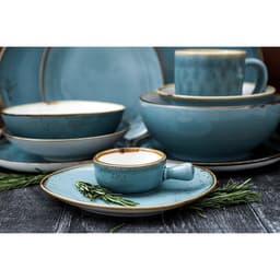 Кокотница Magistro «Церера», 100 мл, d=7.5 см, фарфор, голубая