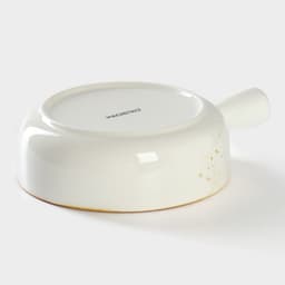 Кокотница Magistro «Церера», 500 мл, d=15 см, фарфор, белая