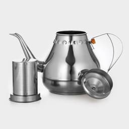 Заварочный чайник «Леранс», 1.2 л, металлическое сито, нержавеющая сталь, хромированный