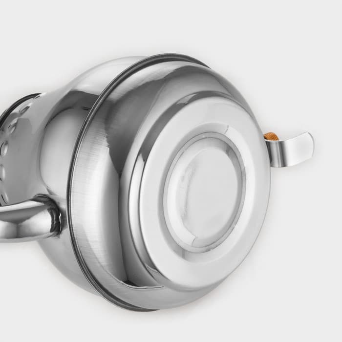 Заварочный чайник «Леранс», 1.2 л, металлическое сито, нержавеющая сталь, хромированный