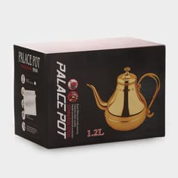 Заварочный чайник «Леранс», 1.2 л, металлическое сито, нержавеющая сталь, хромированный