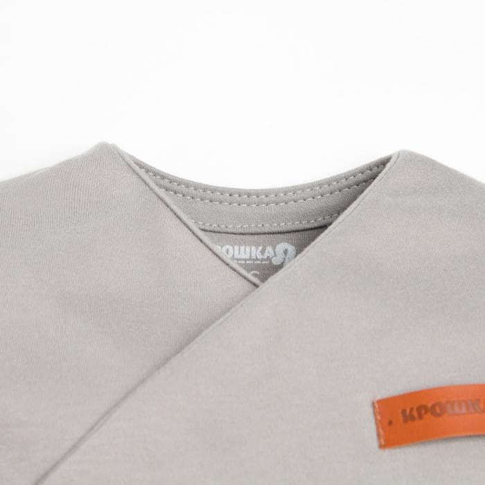 Комбинезон с крылышками для девочки «Крошка Я» BASIC LINE, рост 86-92 см, серый