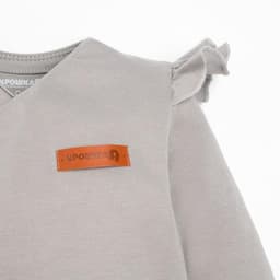 Комбинезон с крылышками для девочки «Крошка Я» BASIC LINE, рост 86-92 см, серый