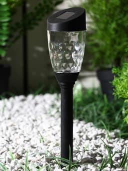 Садовый светильник «Трапеция скошенная», уличный, на солнечной батарее, 1 LED, свечение белое