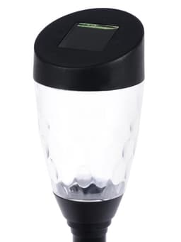 Садовый светильник «Трапеция скошенная», уличный, на солнечной батарее, 1 LED, свечение тёплое белое