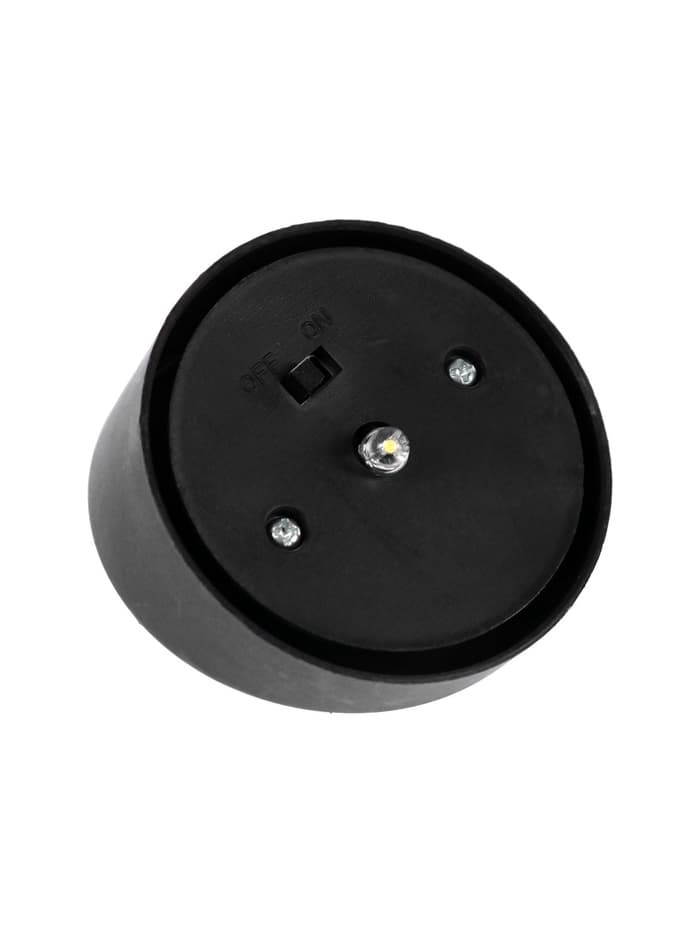 Садовый светильник «Трапеция скошенная», уличный, на солнечной батарее, 1 LED, свечение тёплое белое