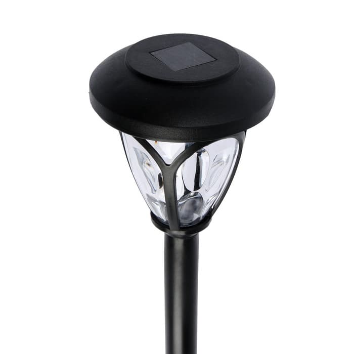 Садовый светильник «Ретро», уличный, на солнечной батарее, 9.5×39.5×9.5 см, 1 LED, свечение белое