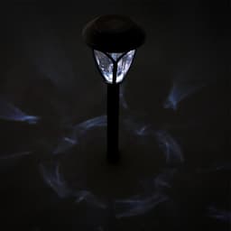 Садовый светильник «Ретро», уличный, на солнечной батарее, 9.5×39.5×9.5 см, 1 LED, свечение белое