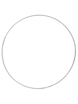 Обруч для художественной гимнастики, d=110 см, цвет серебристый