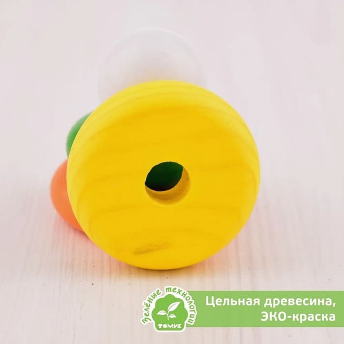 Пирамидка деревянная, 8 элементов