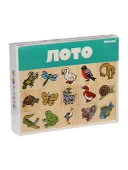 Лото «Животный мир» 6 карточек