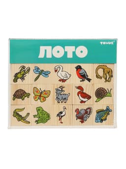 Лото «Животный мир» 6 карточек