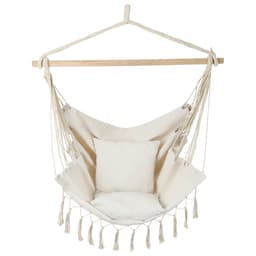 Гамак-кресло maclay, 60×80 см, подвесное, плетёное, бежевое