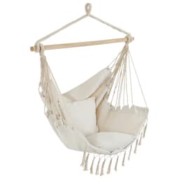 Гамак-кресло maclay, 60×80 см, подвесное, плетёное, бежевое