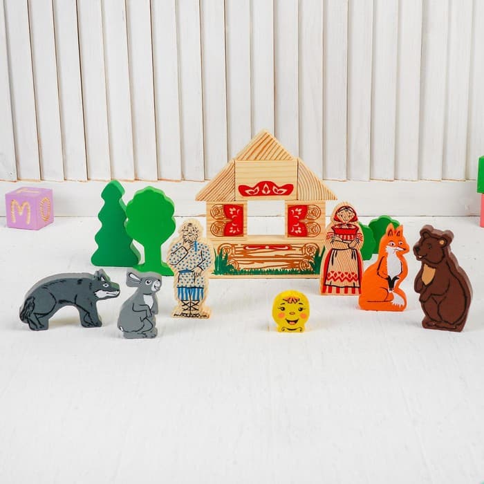 Конструктор-сказка «Колобок», 18 деталей