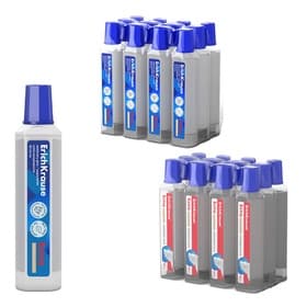 Клей канцелярский ErichKrause, 50 мл, с пластиковым аппликатором, подходит для бумаги, картона и ткани, морозостойкий