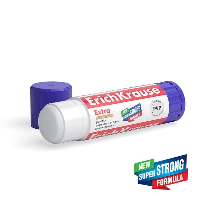 Клей-карандаш, ErichKrause Extra, усиленный, 21 г