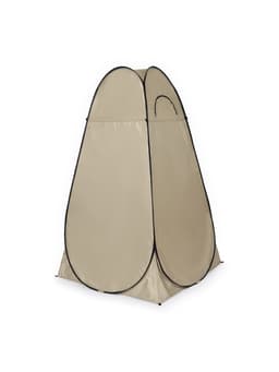 Палатка туристическая для душа и туалета maclay, 120×120×195 см, автоматическая, трекинговая, однослойная, бежевая
