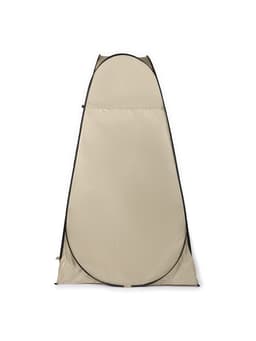 Палатка туристическая для душа и туалета maclay, 120×120×195 см, автоматическая, трекинговая, однослойная, бежевая