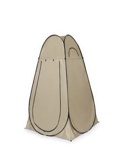 Палатка туристическая для душа и туалета maclay, 120×120×195 см, автоматическая, трекинговая, однослойная, бежевая