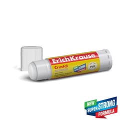 Клей-карандаш ErichKrause Crystal PVP, прозрачный, 8 г