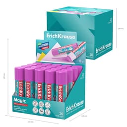 Клей-карандаш, ErichKrause Magic PVP, исчезающий, 15 г