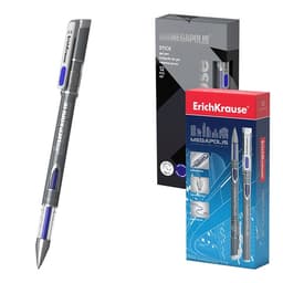 Ручка гелевая ErichKrause. MEGAPOLIS GEL, синий стержень, узел 0.5 мм