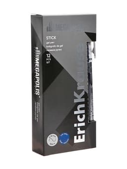 Ручка гелевая ErichKrause. MEGAPOLIS GEL, синий стержень, узел 0.5 мм