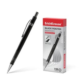 Карандаш механический ErichKrause «Black Pointer», 0.5 мм, НВ, в коробке