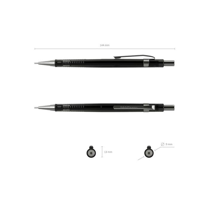 Карандаш механический ErichKrause «Black Pointer», 0.5 мм, НВ, в коробке