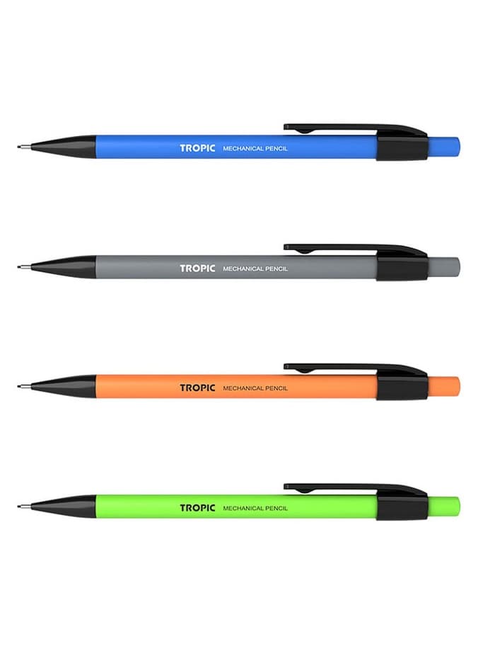 Карандаш механический ErichKrause. Tropic, толщина грифеля 0.5 мм, НВ, МИКС