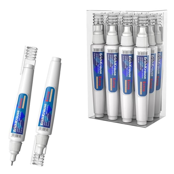 Ручка-корректор ErichKrause, 8 мл, с металлическим наконечником