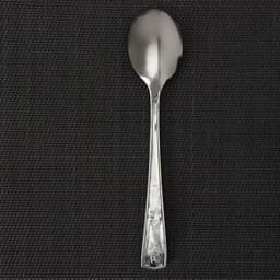 Ложка одноразовая, пластик,17.5 см, столовая, серебристая